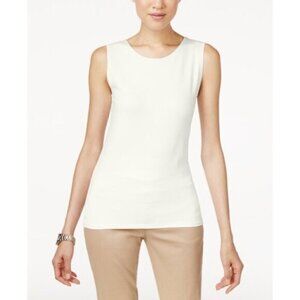 Alfani Women's Ivory Sleeveless Layering Tank Top NWT
